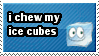 i chew my cubes